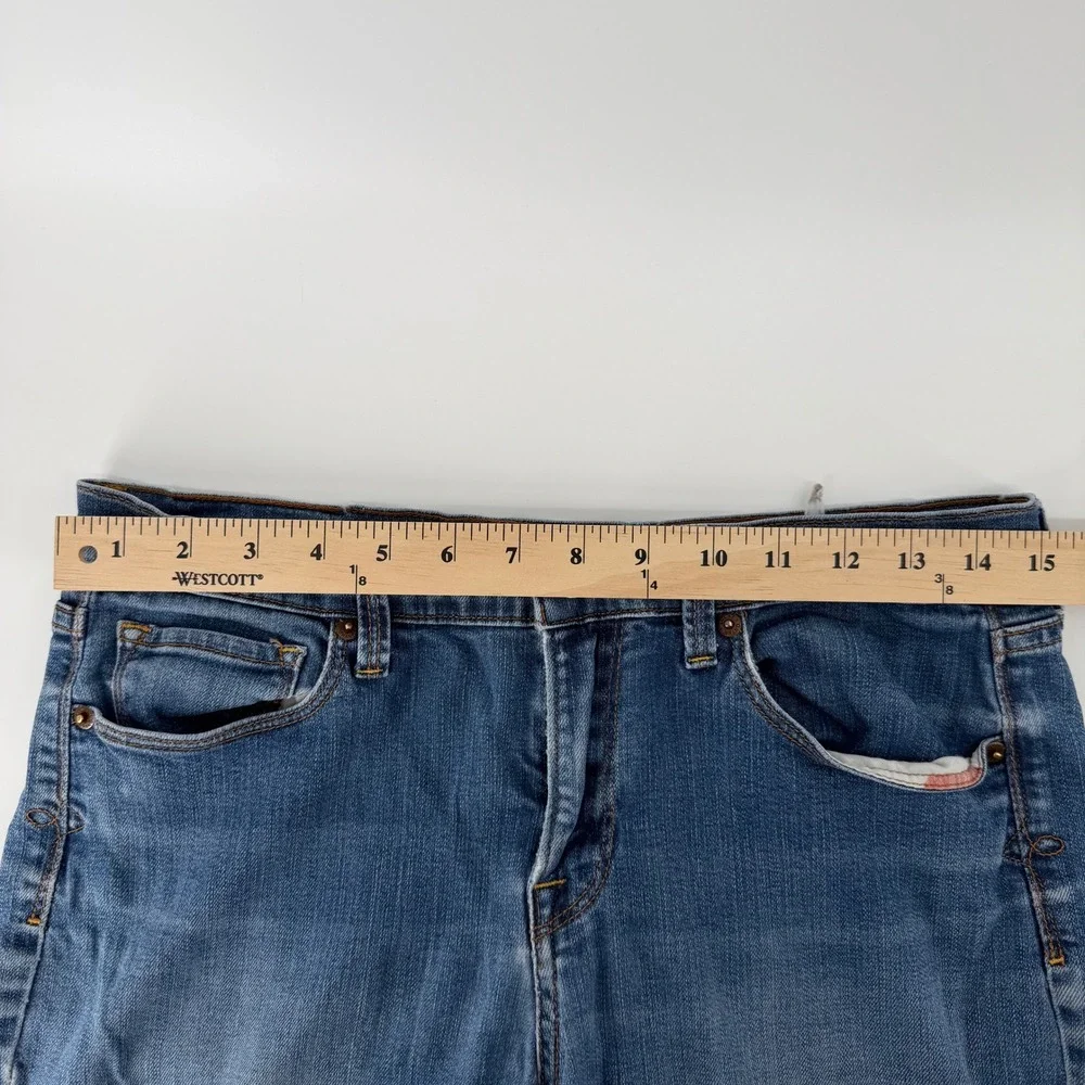 Lucky Brand Sofia Straight Leg Jeans Womens 10/30 Long Blue Medium Wash Mid Rise